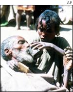 Famine victim